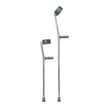 Picture of Forearm Crutches Mckesson Adult Steel Frame 300 lbs. Weight Capacity146-10403