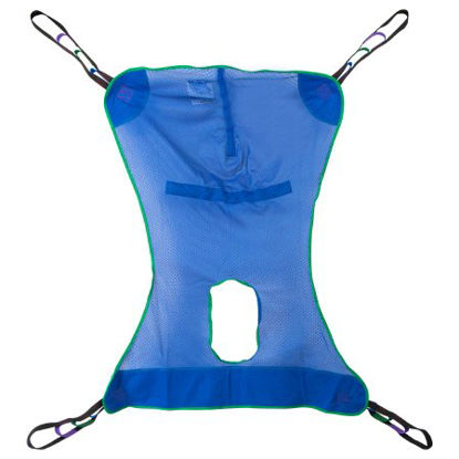 Picture of Full Body Commode Sling McKesson 4 or 6 Point Without Head Support Medium 600 lbs. Weight Capacity146-13221M