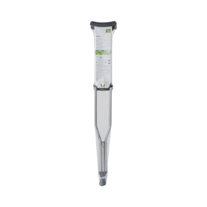 Picture of Underarm Crutches McKesson Aluminum Frame Tall Adult 350 lbs. Weight Capacity Push Button Adjustment146-10432-8
