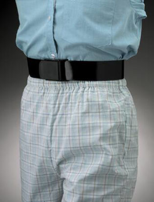 Picture of Gait Belt Posey® EZ Clean 60 Inch Length Black Nylon6545