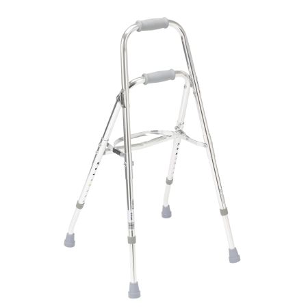 Picture of Side Step Folding Walker Adjustable Height drive™ Hemi Aluminum Frame 300 lbs. Weight Capacity 29-1/2 to 37 Inch Height10240-1