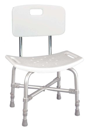 Picture of Knocked Down Bariatric Bath Bench drive™ Aluminum Frame With Backrest 20 Inch Seat Width12021KD-1