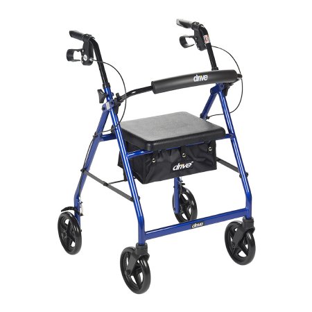 Picture of 4 Wheel Rollator drive™ Blue Adjustable Height Aluminum FrameR728BL