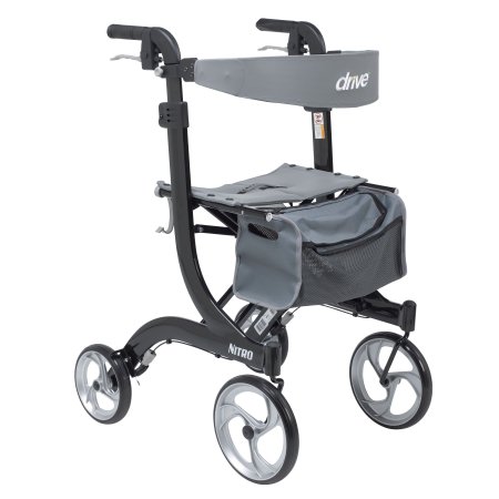 Picture of 4 Wheel Rollator drive™ Nitro Black Tall Height Aluminum FrameRTL10266BK-T