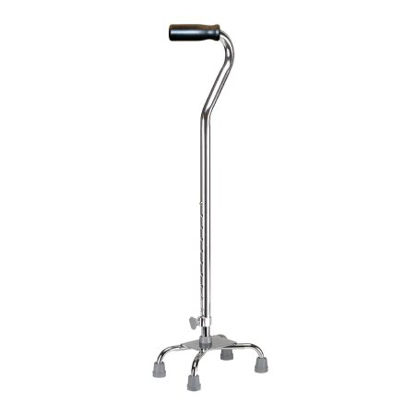 Picture of Small Base Quad Cane drive™ Aluminum 30 to 39 Inch Height Chrome10301-4