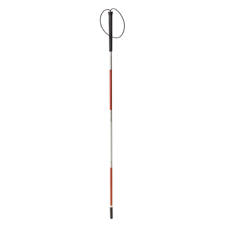 Picture of Folding Cane For The Blind drive™ Aluminum 45-3/4 Inch Height White / Red10352-1