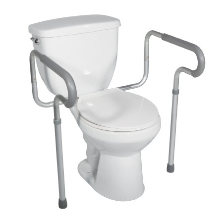 Picture of Toilet Safety Rail drive™ White / Gray Aluminum12001-4