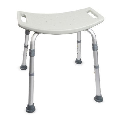 Picture of Bath Bench McKesson Without Arms Aluminum Frame Without Backrest 19-1/4 Inch Seat Width146-12203KD-1