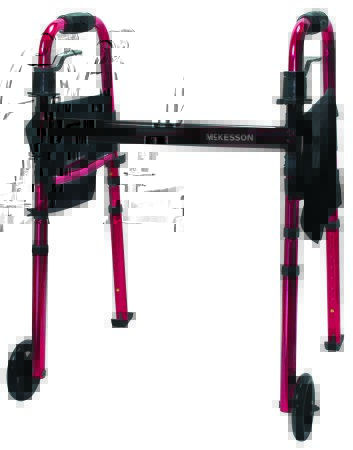 Picture of Travel Walker Adjustable Height McKesson Aluminum Frame 300 lbs. Weight Capacity 29-1/2 to 37 Inch Height146-RTL10263KDR