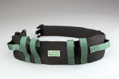 Picture of Gait Belt Posey® 55 Inch Length Green / Black Nylon6537Q