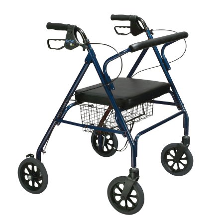 Picture of Bariatric 4 Wheel Rollator drive™ Go-Lite Blue Steel Frame10215BL-1