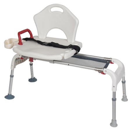 Picture of drive™ Bath Transfer Bench Fixed Handle 21 to 25 Inch Seat Height 300 lbs. Weight CapacityRTL12075