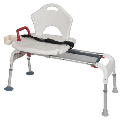 Picture of drive™ Bath Transfer Bench Fixed Handle 21 to 25 Inch Seat Height 300 lbs. Weight CapacityRTL12075