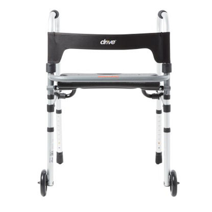 Picture of Dual Release Folding Walker Adjustable Height Clever-Lite LS Aluminum Frame 300 lbs. Weight Capacity 29-1/2 to 39 Inch Height10233
