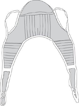 Picture of Seat U Sling 4 or 6 Point With Head Support Straps - Attached Medium 500 lbs. Weight Capacity13220M