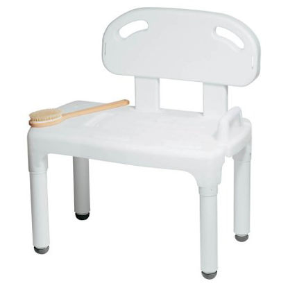 Picture of Carex® Bath Transfer Bench Without Arms 17-1/2 to 22-1/2 Inch Seat Height 400 lbs. Weight CapacityFGB170C0 0000