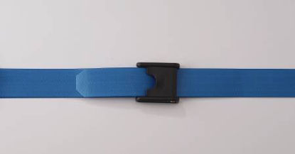 Picture of Gait Belt Posey® EZ Clean 60 Inch Length Blue Nylon6546B