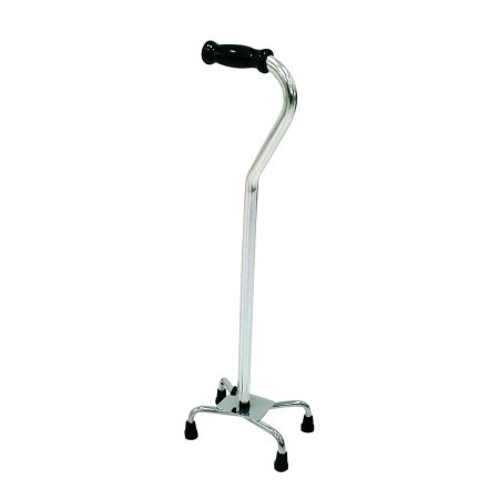 Picture of Small Base Quad Cane drive™ Aluminum 30 to 39 Inch Height Chrome10316-4