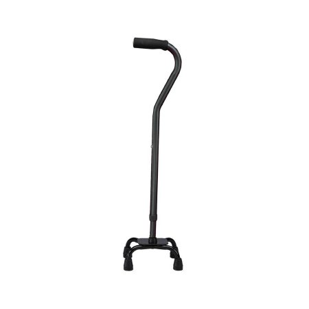 Picture of Small Base Quad Cane Carex® Aluminum 28 to 37 Inch Height BlackFGA74101 0000