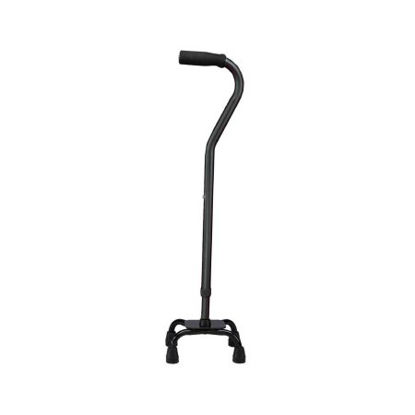 Picture of Small Base Quad Cane Carex® Aluminum 28 to 37 Inch Height BlackFGA74101 0000
