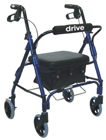 Picture of 4 Wheel Rollator drive™ Deluxe Blue Aluminum Frame301PSBN