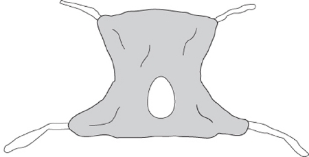 Picture of Full Body Sling 4 or 6 Point 2X-Large 600 lbs. Weight Capacity13221XXL