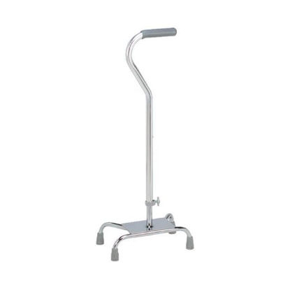 Picture of Large Base Quad Cane Carex® Aluminum 28 to 37 Inch Height SilverFGA740C0 0000