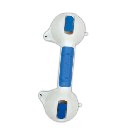 Picture of Suction-Cup Grab Bar Jobar International White / BlueRET4776