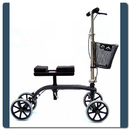 Picture of Knee Scooter Roscoe 350 lbs. Weight Capacity BlackROS-KSB