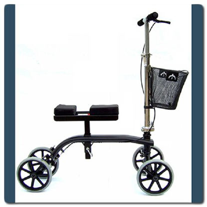 Picture of Knee Scooter Roscoe 350 lbs. Weight Capacity BlackROS-KSB