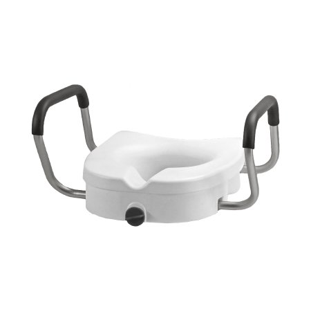 Picture of SEAT, TOILET RAISED TILTED W/ARMS 5"8351-R