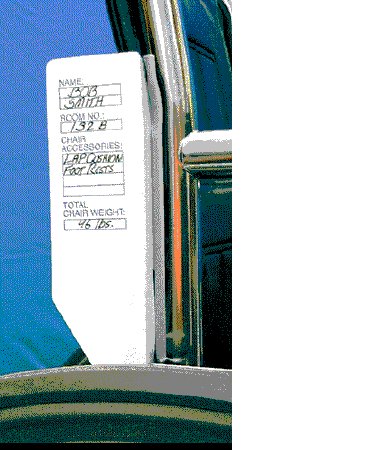 Picture of Wheelchair Identification System For Wheelchair74881