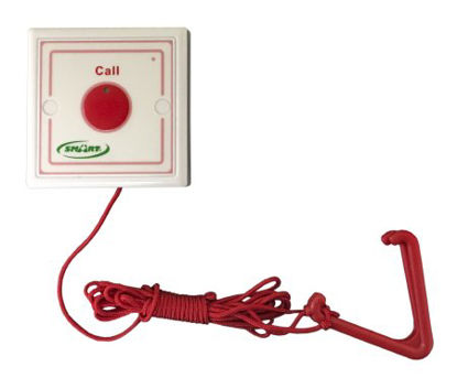 Picture of CALL BUTTON, WIRELESS W/PULL CORD F/ALARM LIGHT SYSTEM2017-CB-R1