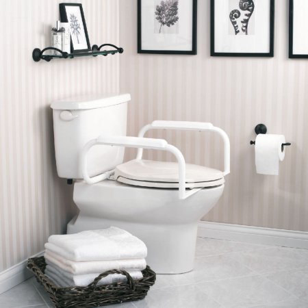 Picture of Toilet Safety Rail Moen Standard White Aluminum081106616