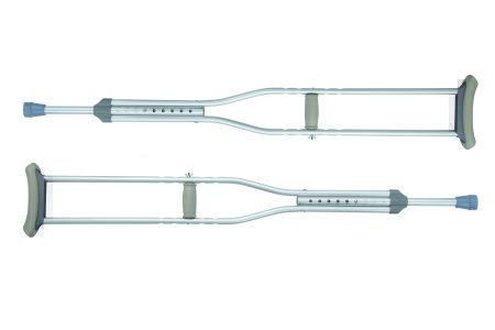Picture of Underarm Crutches Procare™ Aluminum Frame Child 300 lbs. Weight Capacity Push Button / Wing Nut Adjustment79-91333