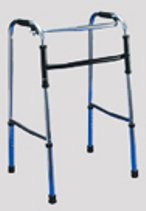 Picture of Single Release Walker Adjustable Height ProCare® Aluminum Frame 300 lbs. Weight Capacity 32 to 40 Inch Height79-91090