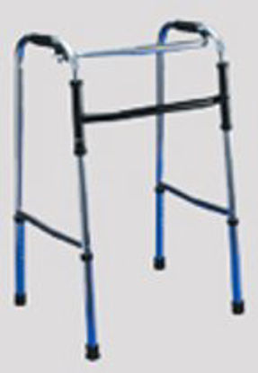 Picture of Single Release Walker Adjustable Height ProCare® Aluminum Frame 300 lbs. Weight Capacity 32 to 40 Inch Height79-91090