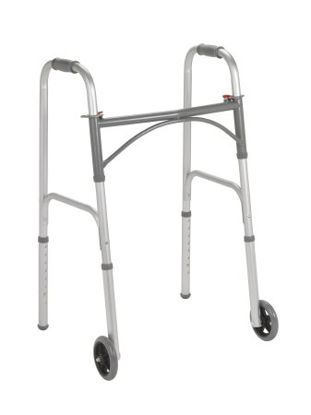 Picture of Folding Walker Adjustable Height Steel Frame 350 lbs. Weight Capacity 25 to 32 Inch Height10247-4