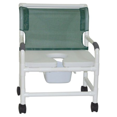 Picture of Bariatric Shower Chair MJM International Push Handle PVC Frame Mesh Back126-4-NB-FSSS