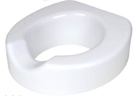 Picture of Raised Toilet Seat Quick-Lock™ 4 Inch Height White 300 lbs. Weight CapacityFGB32000 0000