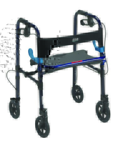 Picture of 4 Wheel Rollator drive™ Clever-Lite Blue Aluminum Frame10243