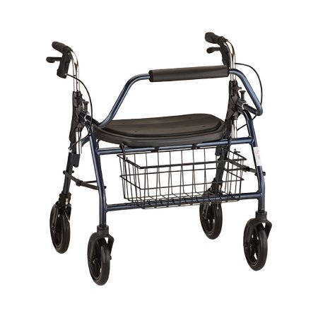 Picture of 4 Wheel Rollator Mighty Mack Blue Heavy Duty Aluminum Frame4216BL