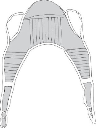 Picture of Seat U Sling 4 Point With Head Support Straps - Attached Small 600 lbs. Weight Capacity13220S