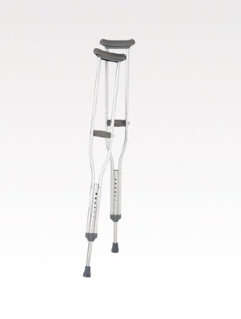 Picture of Underarm Crutches Axilla Aluminum Frame Adult 250 lbs. Weight Capacity Push Button / Wing Nut Adjustment100309-000