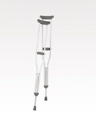 Picture of Underarm Crutches Axilla Aluminum Frame Adult 250 lbs. Weight Capacity Push Button / Wing Nut Adjustment100309-000