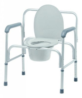 Picture of Commode Chair Lumex® With Arms Aluminum Frame 14 Inch Seat Width2190A