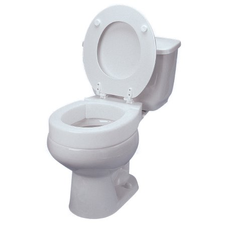 Picture of Elongated Raised Toilet Seat Tall-Ette® 3 Inch Height White 350 lbs. Weight Capacity725711005
