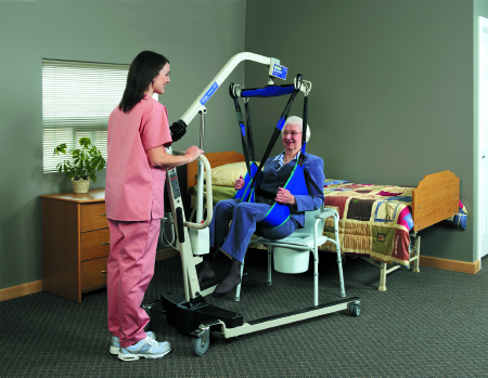 Picture of Full Body Sling Reliant 4 Point With Head and Neck Support Medium 450 lbs. Weight CapacityR114