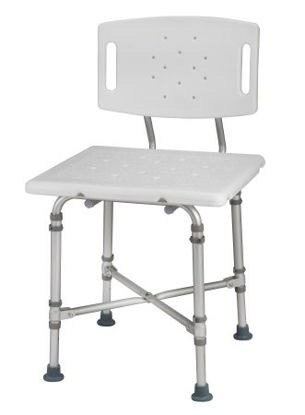 Picture of Bariatric Shower Chair HealthSmart™ Without Arms Aluminum Frame With Backrest524-1816-1999