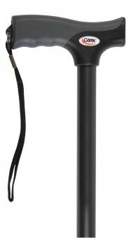 Picture of T-Handle Cane Soft Grip® Aluminum 31 to 40 Inch Height BlackFGA52000 0000